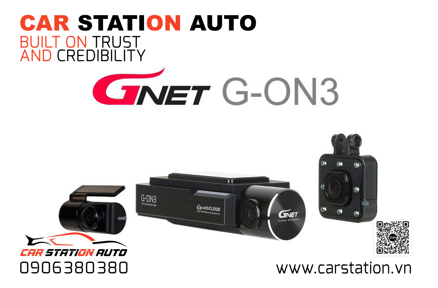 Gnet Camera hành trình GNET G-ON3 - Car Station Auto