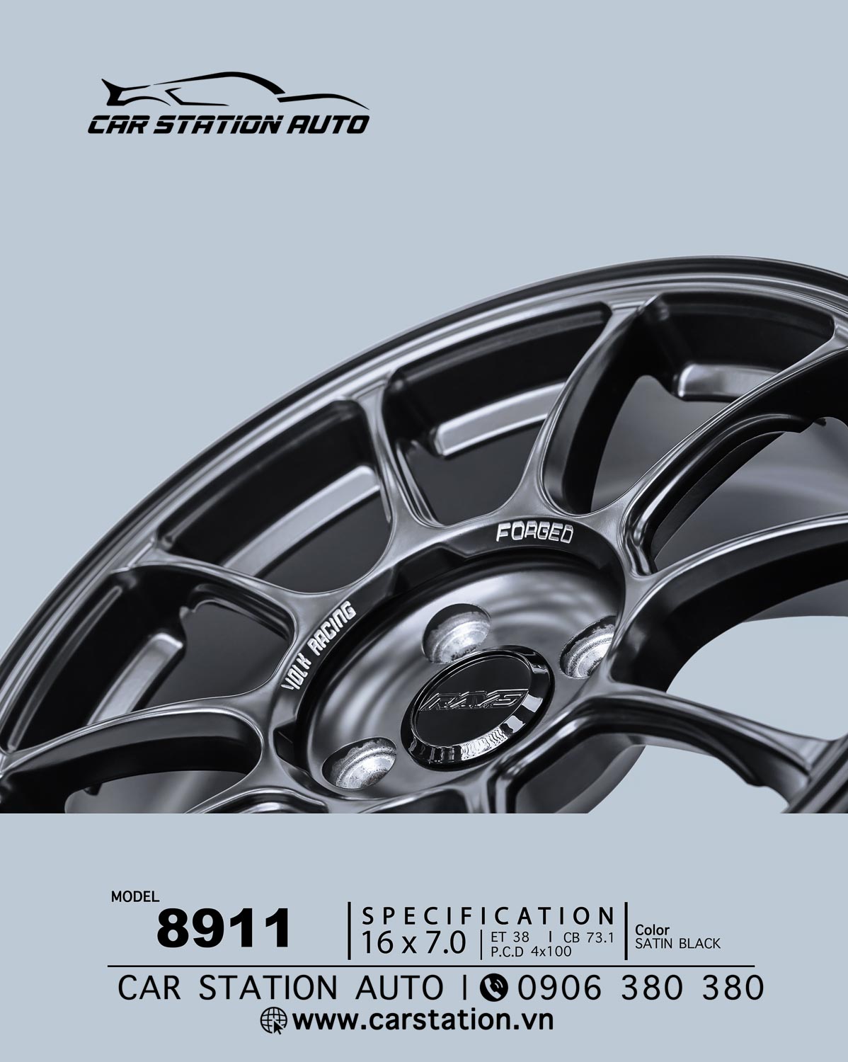 Mâm 16 inch – 8911 - Car Station Auto